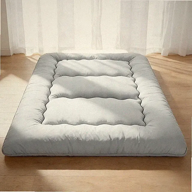 4-Inch Floor Mattress,Japanese Tatami Futon Mattress w/Removable Cover,Roll Up