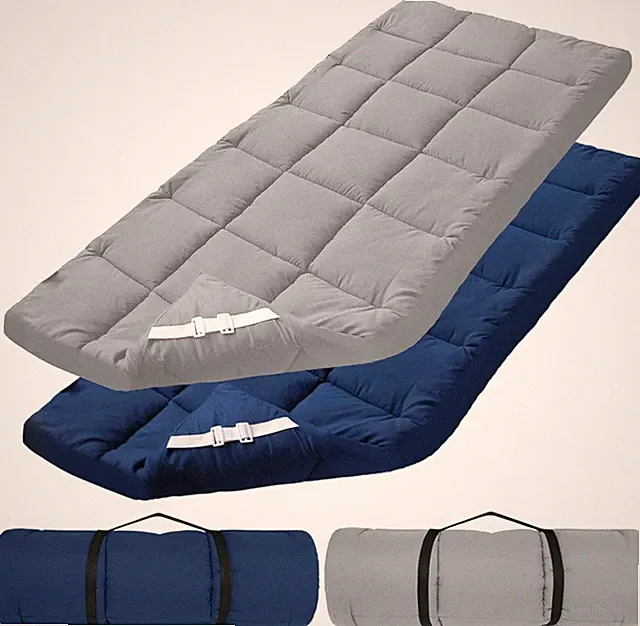 Camping Cot Mattress Pad Quilted Sleeping Pad Thick&Soft Topper 2 Pack 75"x30"