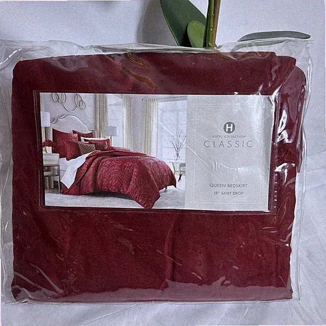 Hotel Collection Classic Queen Bedskirt 18 in Skirt Drop Ornate Scroll
