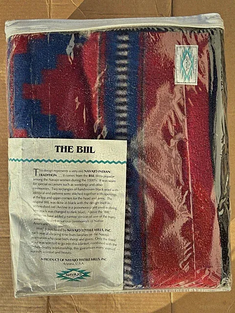 Navajo Blanket. Made In Arizona. 100% Natural Fibers. 64”x 80”. 30 Yrs Old.