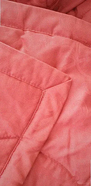 Ruby Red Scroll Jacquard Sateen Comforter Queen Size