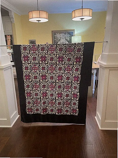 Vera Bradley Scroll Medallion Throw Blanket