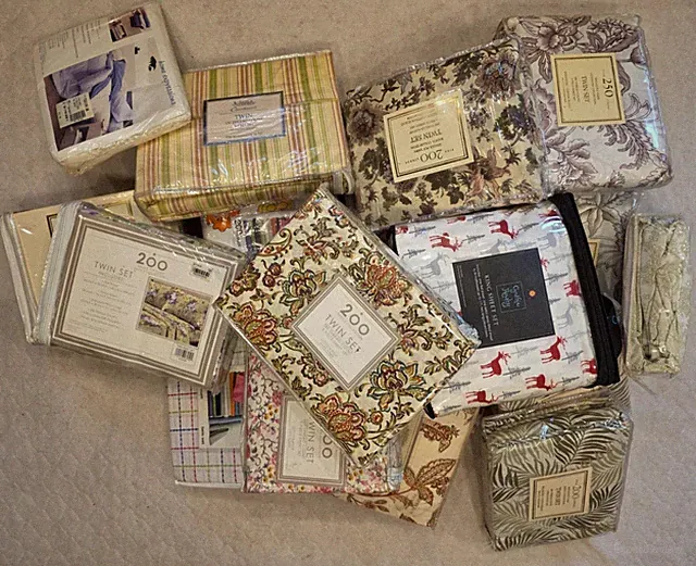 Vintage Mixed Twin Sheet Set XL JC-Penney Cynthia Rowley Jessica Sanders U-Pick